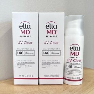 Bundle of 2 Elta MD UV Clear Broad Spectrum SPF 46 Face Sunscreen 1.7oz Exp 4/28